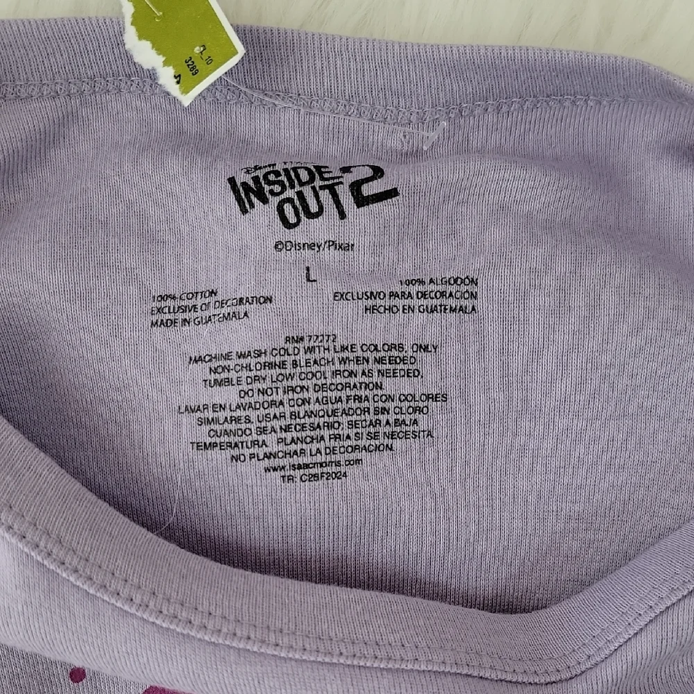 Awkward Purple LS Knit Shirt Size L Teen Girls New NWT - Picture 4 of 5